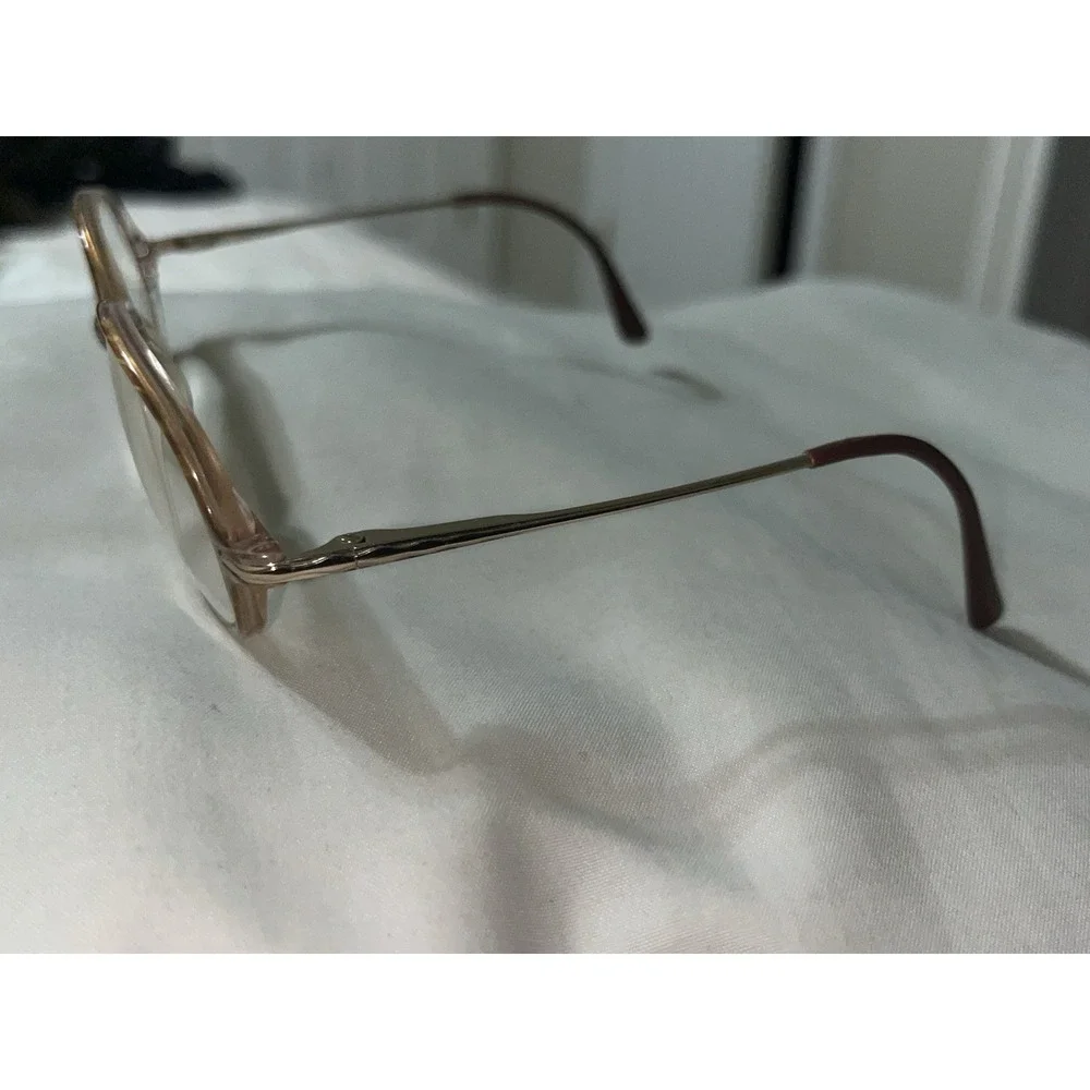 SAFILO ITALY 53-15-135 EYEGLASSES FRAME BROWN PLASTIC 3525